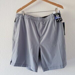 NWT - Speedo Gray Board Short Tech Volley W/Hydroliner - Size L (34/36)